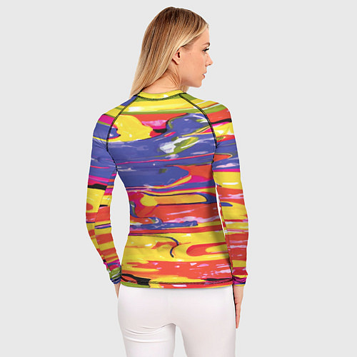Женский рашгард Красочный бум / 3D-принт – фото 4