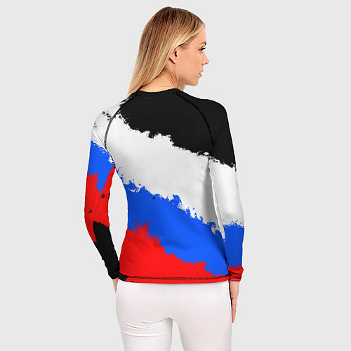 Женский рашгард Триколор - герб РФ / 3D-принт – фото 4