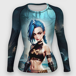 Женский рашгард Jinx arcane League of legends