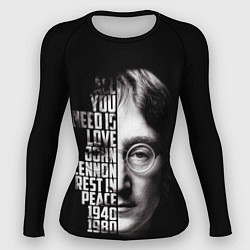 Рашгард женский Джон Леннон легенда, цвет: 3D-принт