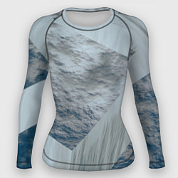 Рашгард женский Серая стена и блоки, цвет: 3D-принт