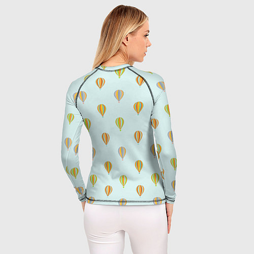 Женский рашгард Полёт на шаре / 3D-принт – фото 4
