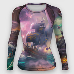 Рашгард женский Магия Sea of Thieves, цвет: 3D-принт