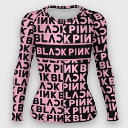 Женский рашгард Blackpink - pink text