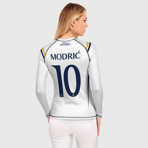 Женский рашгард Лука Модрич Реал Мадрид форма 2324 домашняя / 3D-принт – фото 4