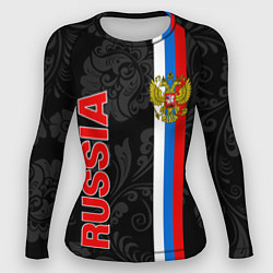 Женский рашгард Russia black style