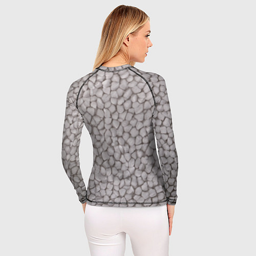 Женский рашгард Забавная белая обезьяна / 3D-принт – фото 4