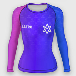 Рашгард женский Astro pattern, цвет: 3D-принт