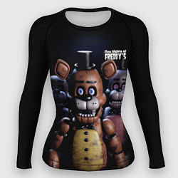 Рашгард женский Five Nights at Freddys персонажи, цвет: 3D-принт