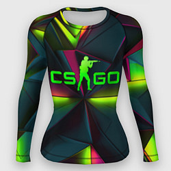 Рашгард женский CS GO green neon, цвет: 3D-принт