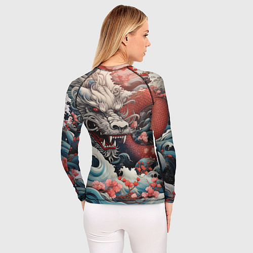 Женский рашгард Морской дракон Irezumi / 3D-принт – фото 4