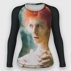 Рашгард женский David Bowie in Haddon Hall, цвет: 3D-принт