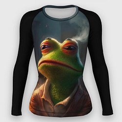 Рашгард женский Frog Pepe, цвет: 3D-принт