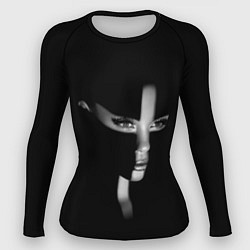 Рашгард женский Красивая монахиня - готический крест, цвет: 3D-принт