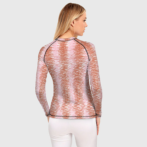 Женский рашгард Произвольная абстракция каракули / 3D-принт – фото 4