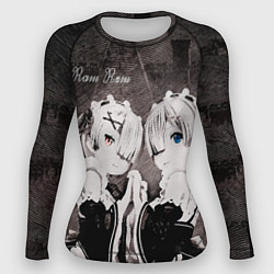 Женский рашгард Re Zero Ram and Rem
