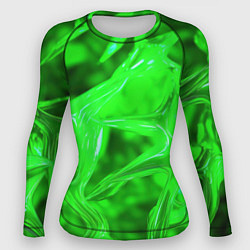 Рашгард женский Geometry green, цвет: 3D-принт