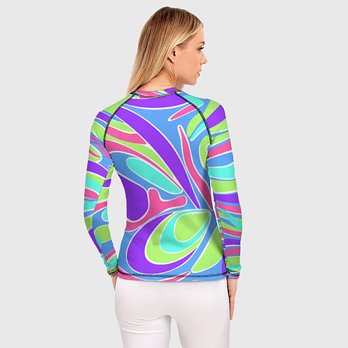 Женский рашгард Костюм Barbie Totally Ultra Hair brunette / 3D-принт – фото 4