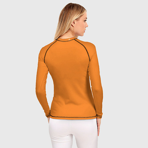 Женский рашгард Рыжая лисичка - тотемное животное / 3D-принт – фото 4