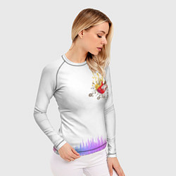 Рашгард женский Strings, цвет: 3D-принт — фото 2