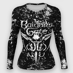 Женский рашгард Baldurs gate 3 - black and white