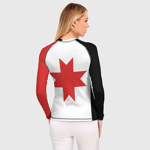 Женский рашгард Флаг Удмуртии / 3D-принт – фото 4