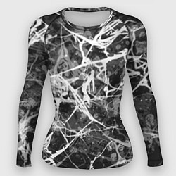 Рашгард женский Абстракция - паутина, цвет: 3D-принт