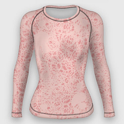 Женский рашгард Розовые каракули дудл