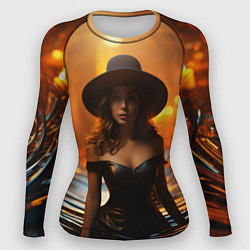 Рашгард женский Красавица ведьма, цвет: 3D-принт