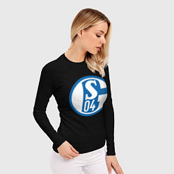 Рашгард женский Schalke 04 fc club sport, цвет: 3D-принт — фото 2