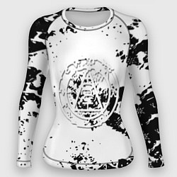 Женский рашгард Silent hill logo краски