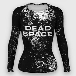 Рашгард женский Мёртвый космос брызги красок, цвет: 3D-принт