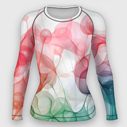 Женский рашгард Цветные пузыри