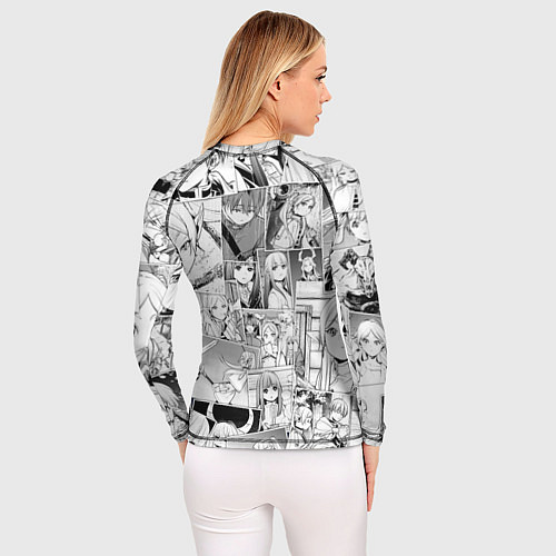 Женский рашгард Провожающая в последний путь Фрирен узор / 3D-принт – фото 4