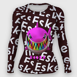 Рашгард женский Esskeetit logo pattern, цвет: 3D-принт
