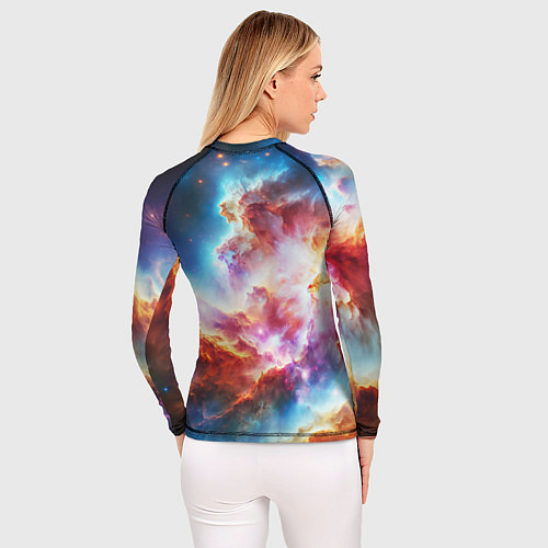 Женский рашгард The cosmic nebula / 3D-принт – фото 4