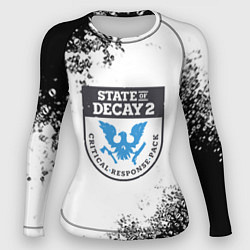 Женский рашгард State of Decay текстура краски