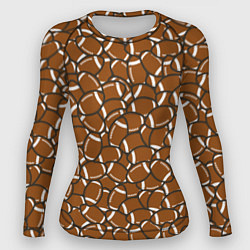 Женский рашгард Мячи регби и американского футбола