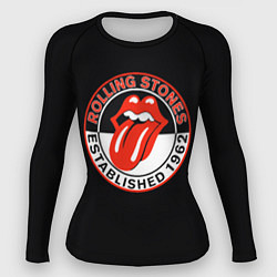 Рашгард женский Rolling Stones Established 1962 group, цвет: 3D-принт
