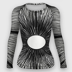 Рашгард женский Поглощение, цвет: 3D-принт