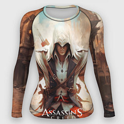 Рашгард женский Assassins creed большой город, цвет: 3D-принт