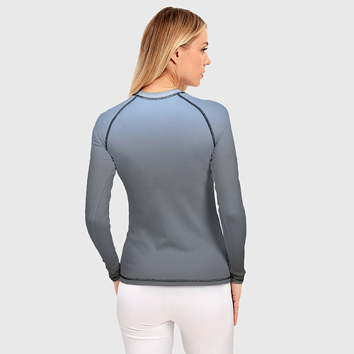 Женский рашгард Выдра смотрит из воды / 3D-принт – фото 4