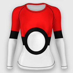 Женский рашгард Pokeball texture