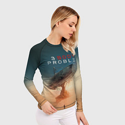 Рашгард женский 3 Body Problem - satellite, цвет: 3D-принт — фото 2