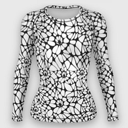 Рашгард женский Абстрактный узор из звезд, цвет: 3D-принт