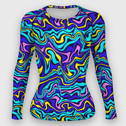 Женский рашгард Psychedelic multicolored pattern