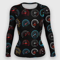 Рашгард женский Цветные спидометры, цвет: 3D-принт