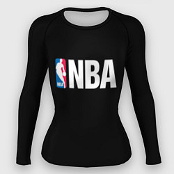 Рашгард женский NBA logo sport, цвет: 3D-принт