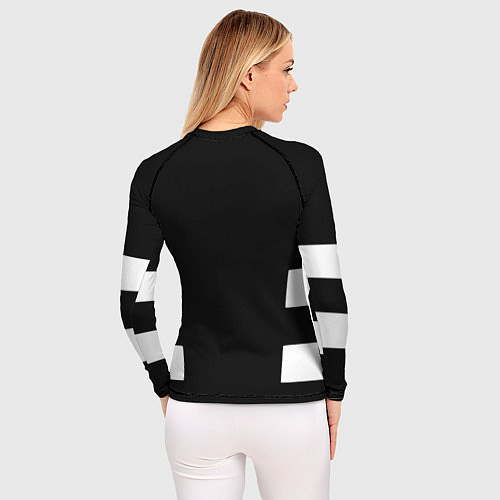 Женский рашгард Герб РФ полосы / 3D-принт – фото 4