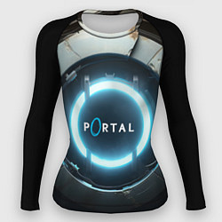 Рашгард женский Portal logo game, цвет: 3D-принт